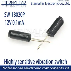 SW-18020P Angle Tilt Switch Normally Closed 12V 0.1mA Highly Vibration switch Tilt Double bead Spring Sensor Switches SW18020P