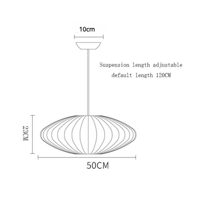 

Подвесной светильник JIANKEXING шелковый