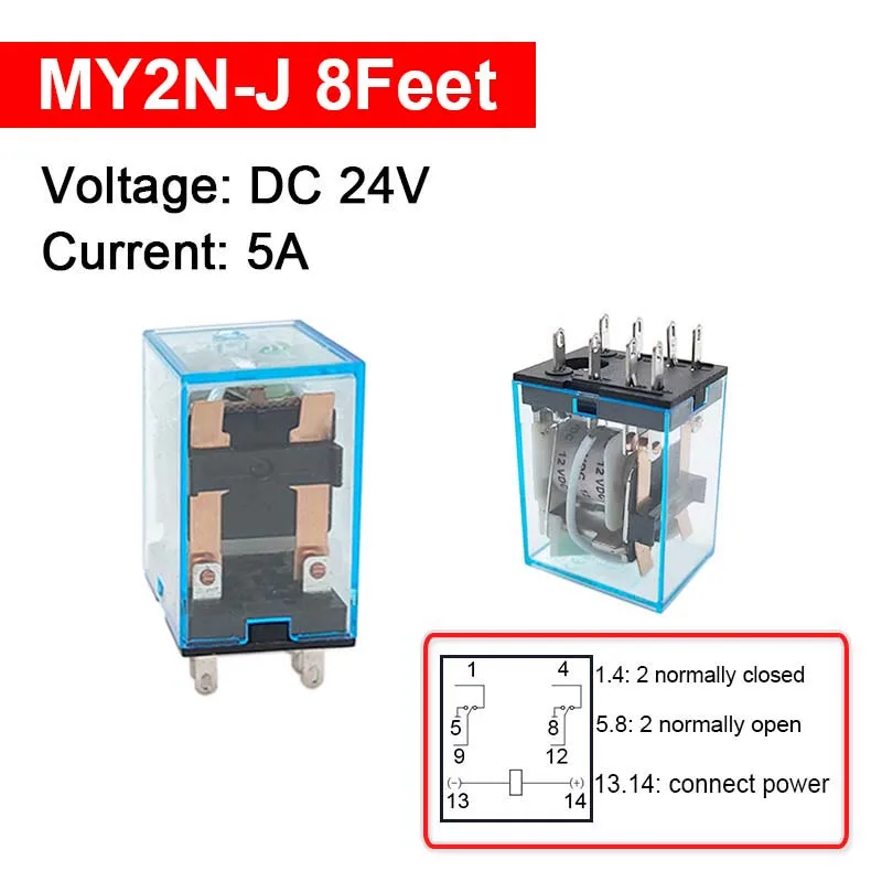 

Электромагнитное реле MY2N-J MY3N-J MY4N-J 5A