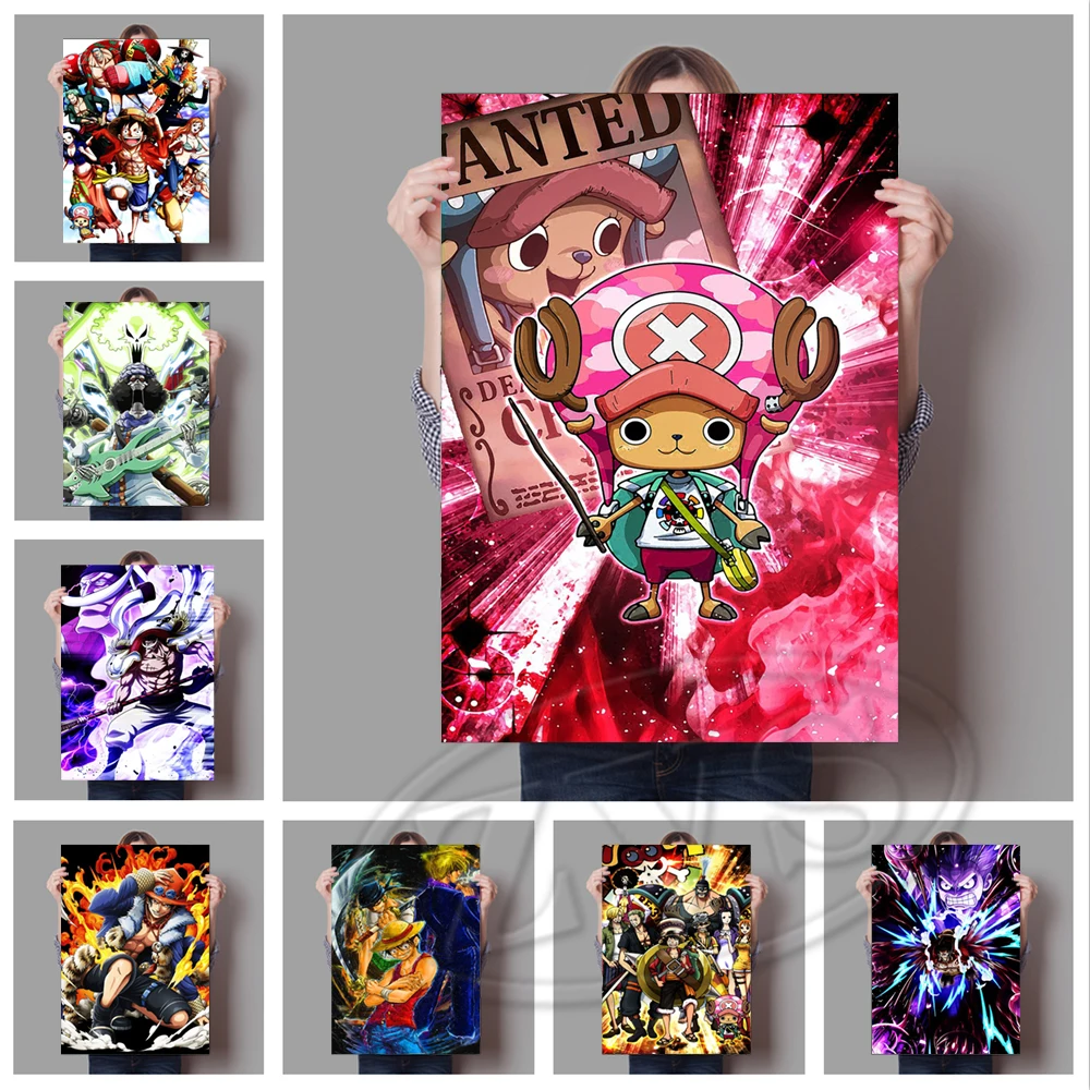 

Canvas Hd Printed One Piece Home Decoration Tony Tony Chopper Painting Portgas D Ace Poster Wall Art Picture For Bedroom Modular