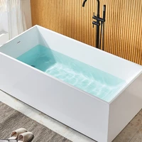 household small apartment insulated bathroom adult b b internet celebrity acrylic thin edge bathtub basin 1 1 7m