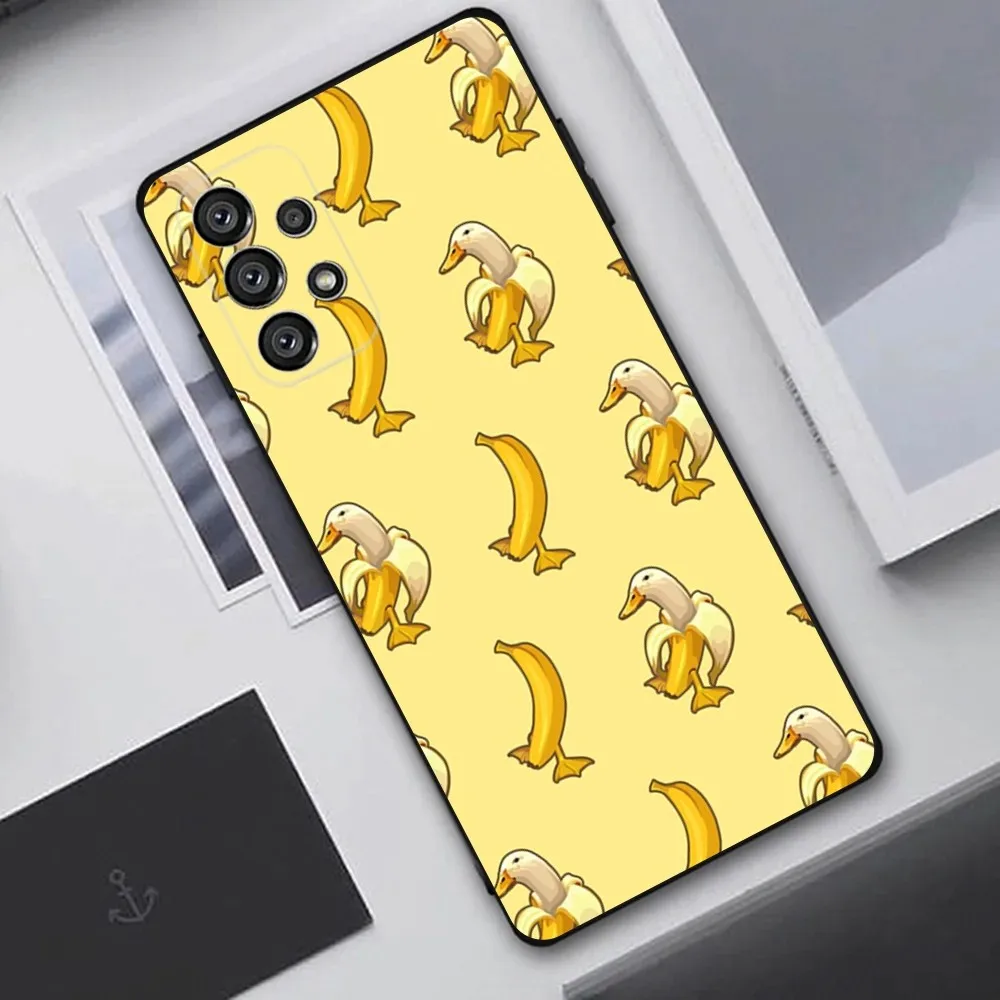 Эстетический чехол-банан для телефона Samsung Galaxy A20 A21s A22 A31 A32 A52 A53 A72 73 A80 A91 Мягкий