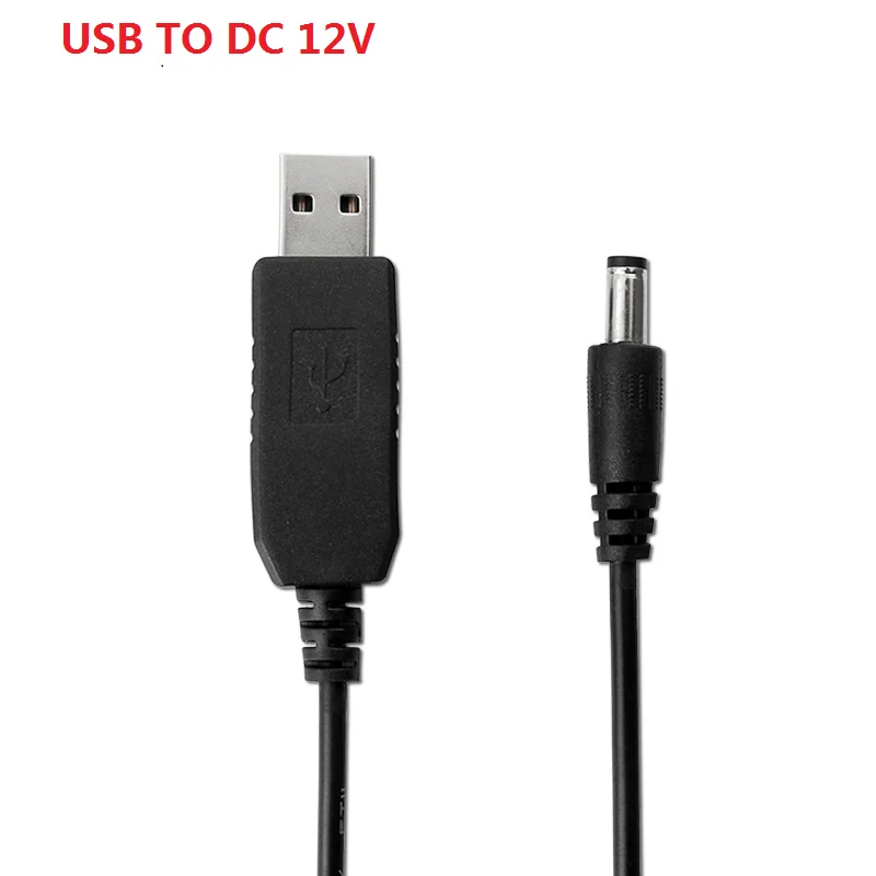 

TISHRIC USB Power Boost Line USB DC 12v USB To DC Power Cable For Route WiFi Jack Charging Cable Plug Connector Via Powerbank