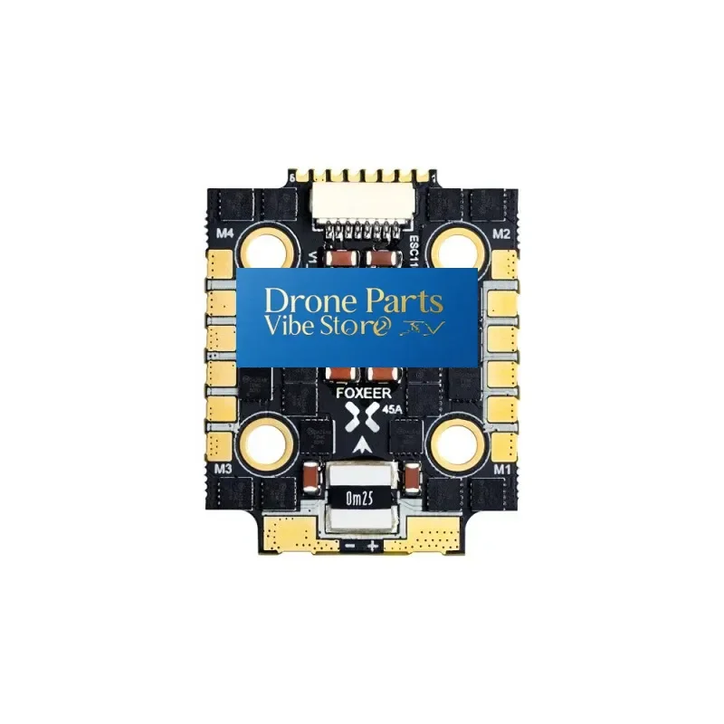Фото Дрон FPFoxeer Reaper F4 Mini 128K 45A BL32 4-в-1 ESC 20*20мм M3 3-6S BLHeli32 DShot150/300/600/1200/MultiShot/OneShot для FPV-гонок №3