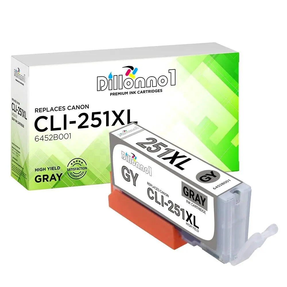 

For Canon CLI-251XL Gray For Ink Cartridges For iP8720 MG6320 MG7120 MG7520