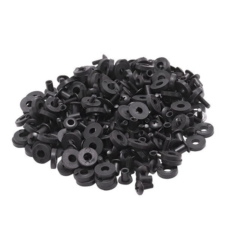 

100Pcs T-Ek Lok Screw Set Chi-Cago Screw Comes With Washer For DIY Kydex Sheath Holster Hand Tool Parts