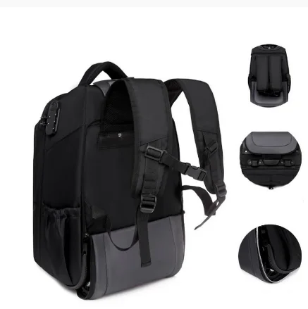 Дорожный рюкзак на колесиках для мужчин и женщин сумка чемодана ноутбука