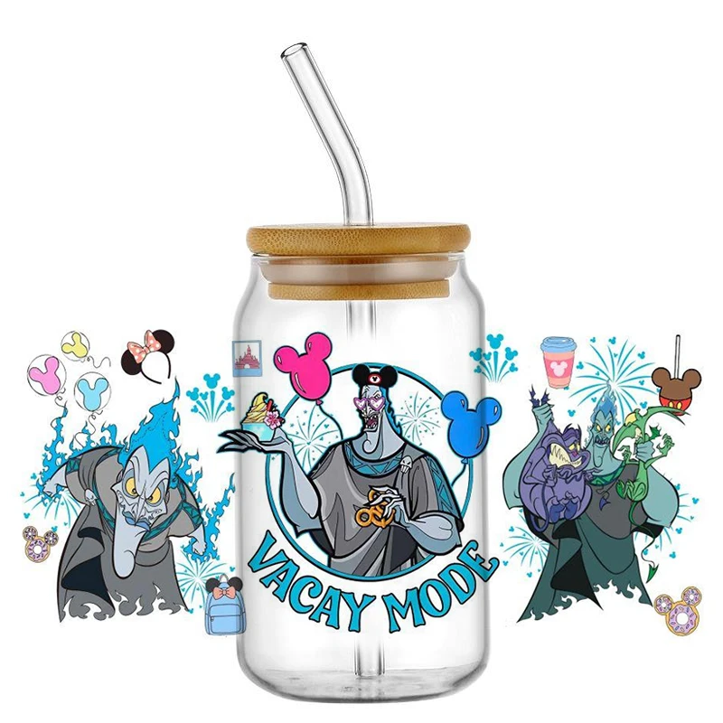 Наклейка с изображением злодея моющаяся 3D наклейка Майка переводная УФ-обертка