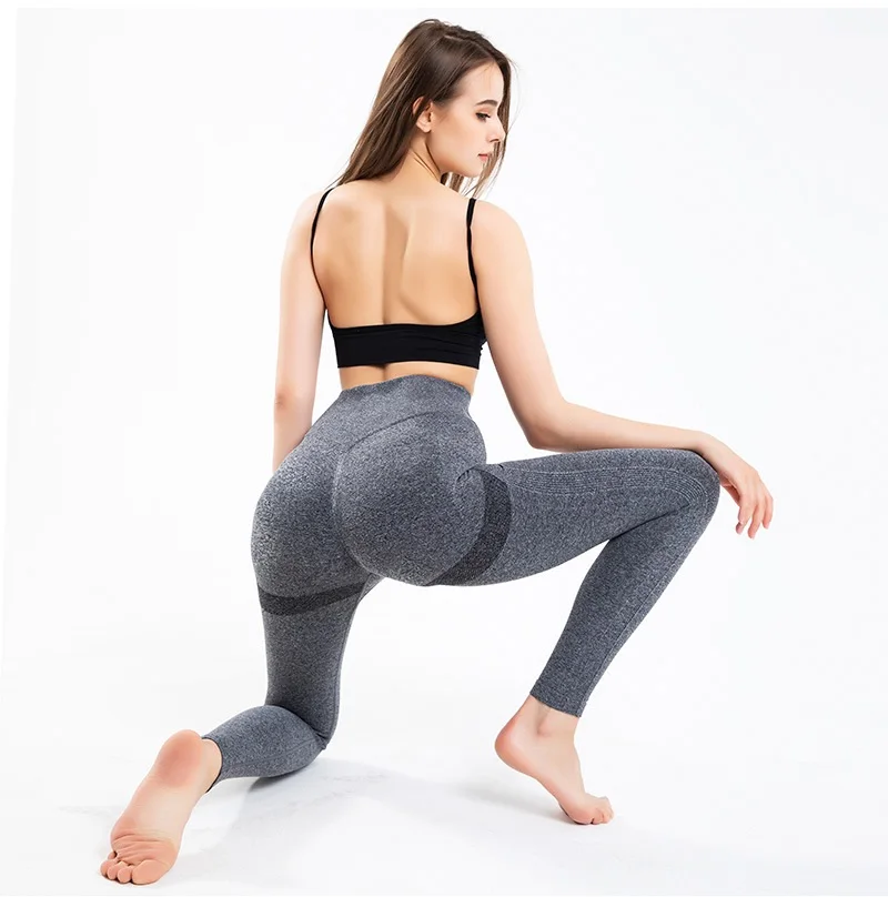 

Women Yoga Seamless Pants Sports Clothes Stretchy High Waist Athletic Exercise Fitness Leggings Activewear Pants