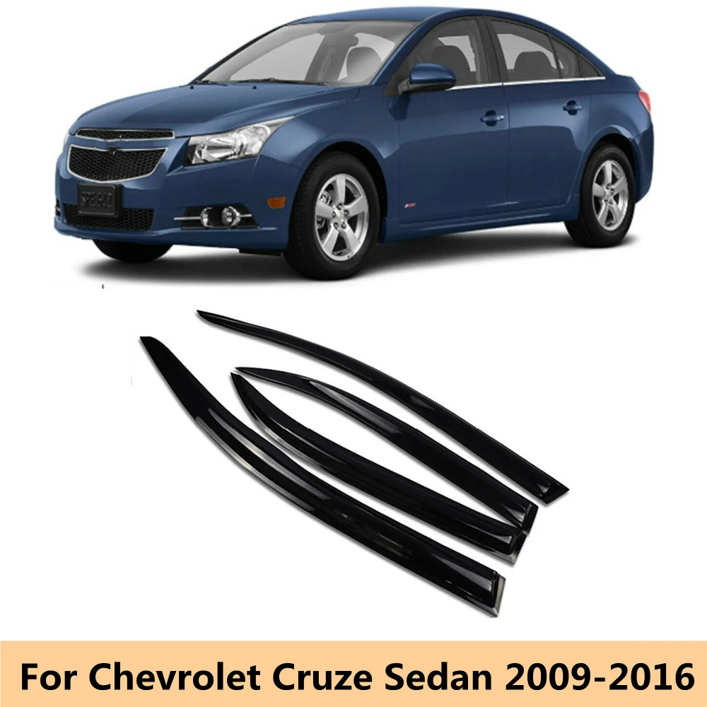 

For Cruze Sedan 2010 2011 2012 2013 2014 2015 2016 Car Side Window Visor Deflector Windshield for Rain Guard