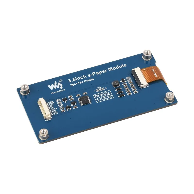 Модуль дисплея SPI 3,5 дюйма с электронными чернилами (E-Ink), разрешение 384x184, красный, желтый, черный, белый экран для Arduino, STM32, Raspberry Pi (art.: 3920daa4ae436) - 3920daa4ae436