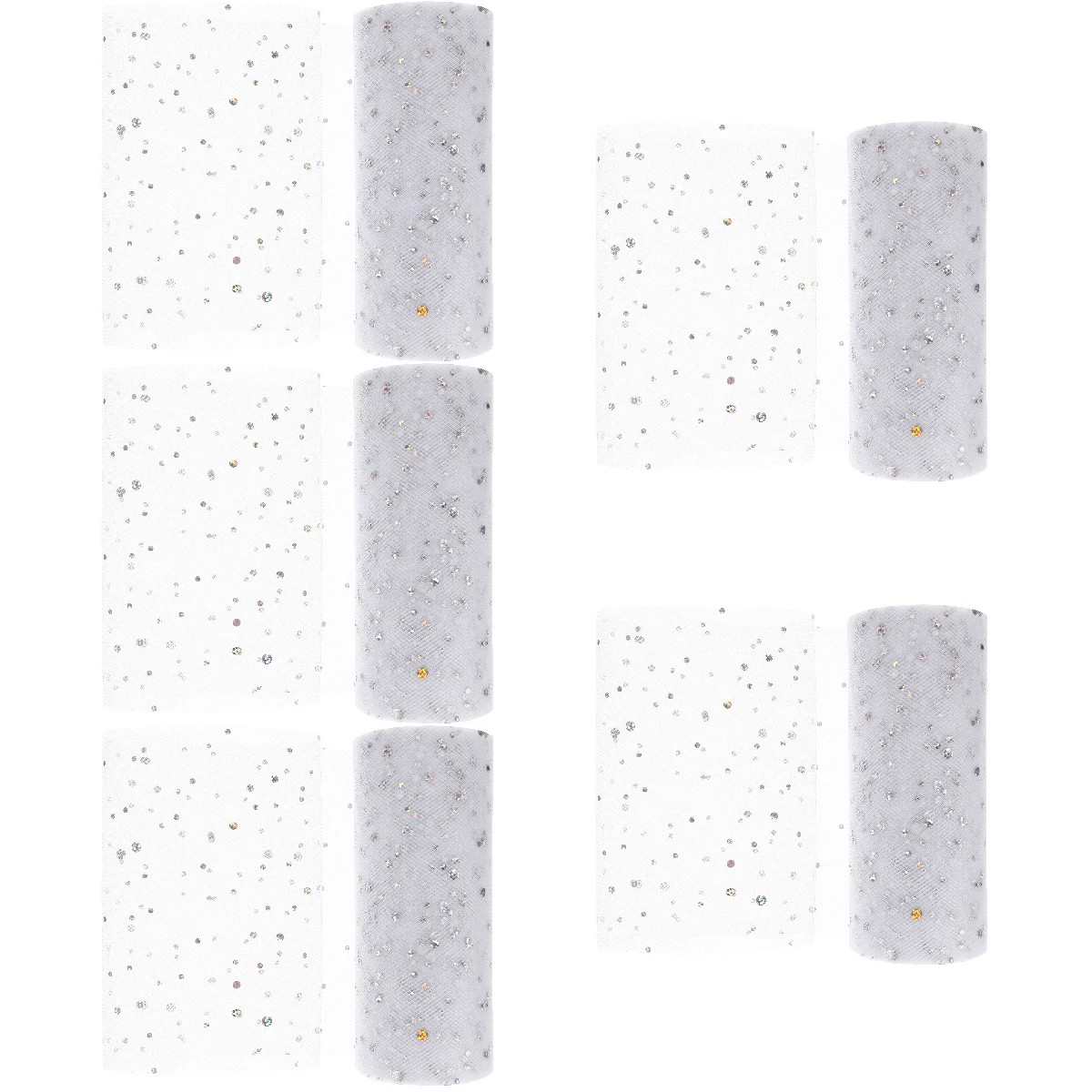 

5 Rolls Of Rolls Tulle Tulle Fabric Roll Tulle Fabric Decors Netting Fabric Wedding Party Decoration DIY Tulle Ribbon