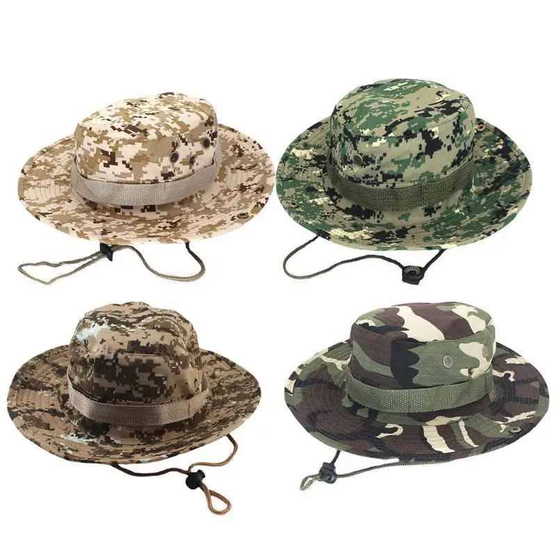 

New Waterproof Buckets Hat For Men Women Summer UV Protection Sun Hat Long Wide Brim Boonie Caps Outdoor Hiking Fishing Cap