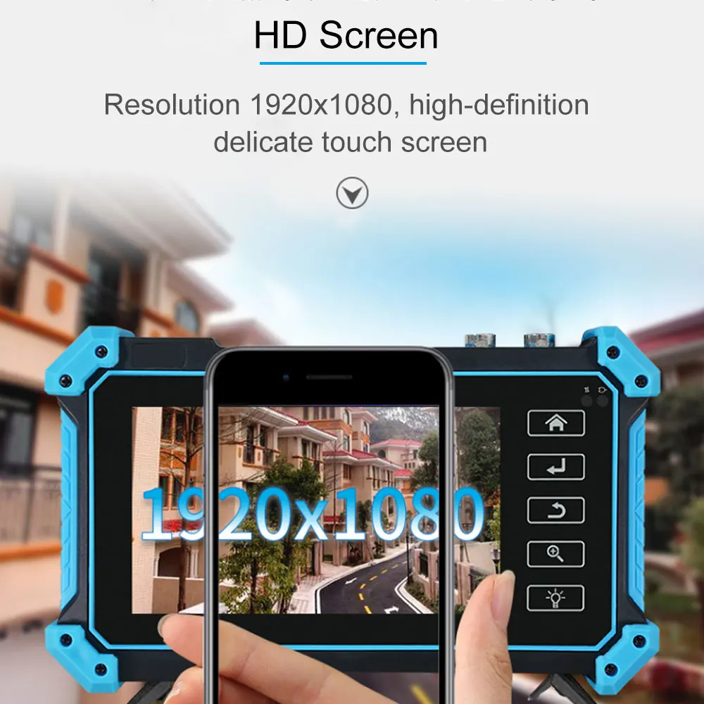 Дешево 4K CCTV Тестер для IP-камеры, 5,4 дюйма, 8 Мп, портативный AHD TVI CVI CCTV