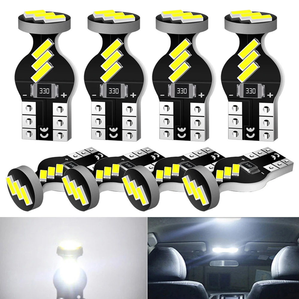 

8x W5W T10 Led Canbus Interior Car Lights For Vehicles Clearance Lamp Running Bulbs On Cars 12v For BMW E82 E91 X1 E84 F36 E65 3