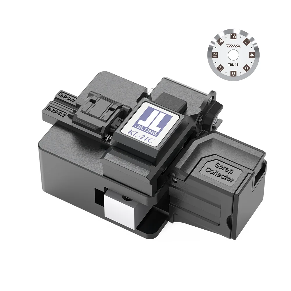 Оптический волоконный очиститель JILONG, улучшенная модель, высокоточный автоматический резак кабеля, 48000 раз работы лезвия