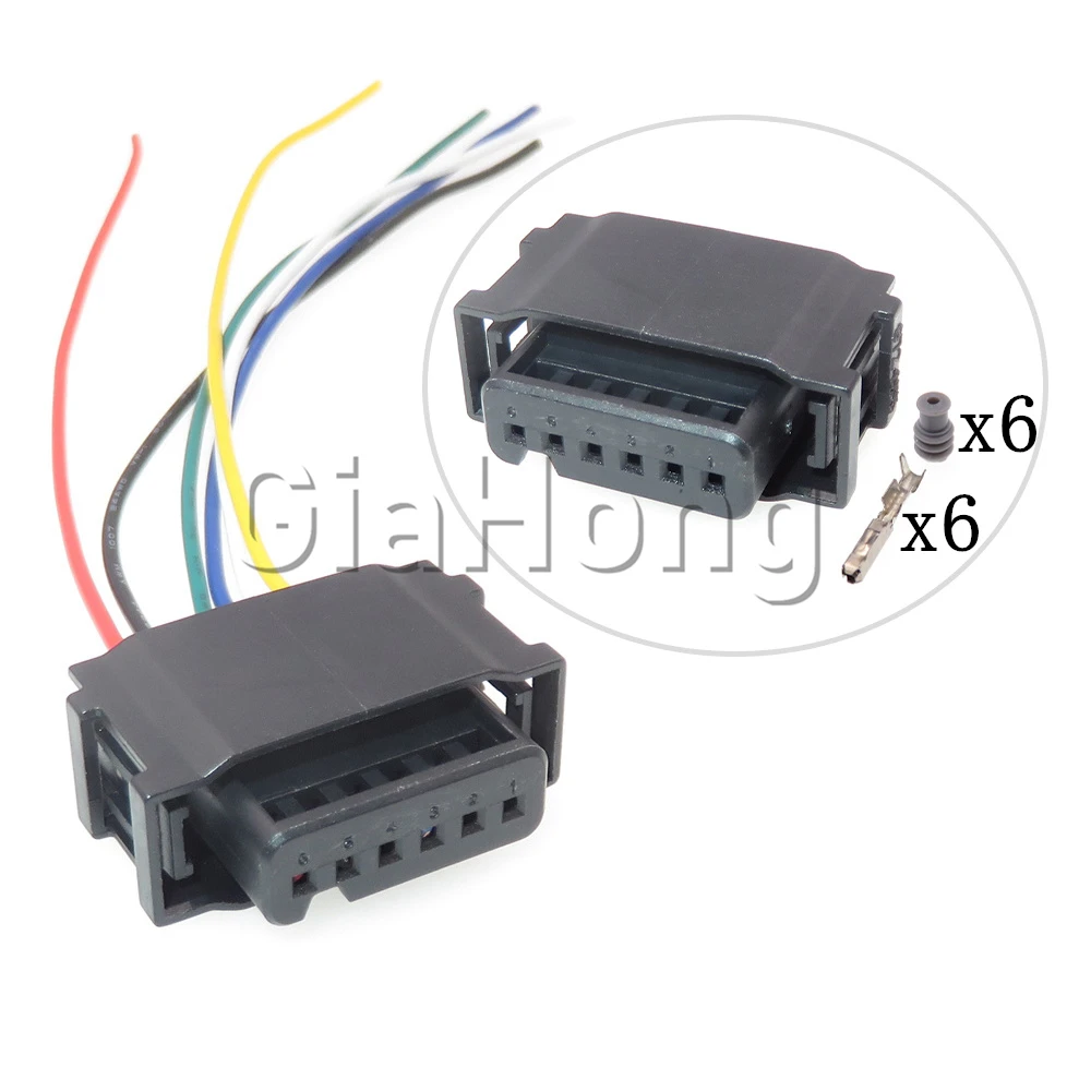 

1 Set 6 Ways Auto Parts Waterproof Connector Car Plastic Housing Plug 872-665-001 Auto Socket