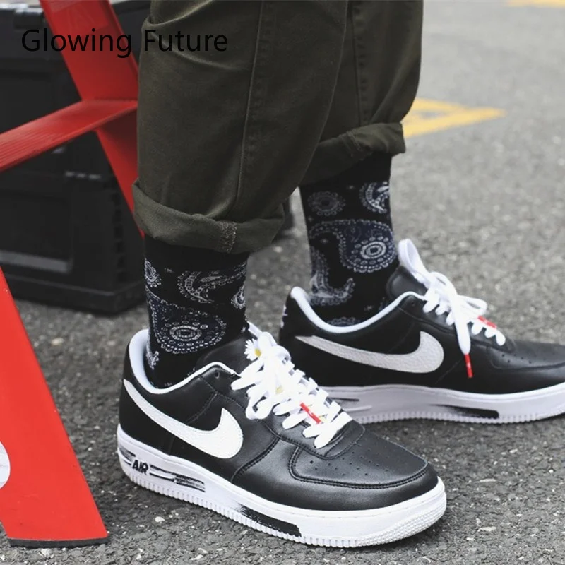 Хлопковые мужские носки с принтом европейские и американские уличные тренды