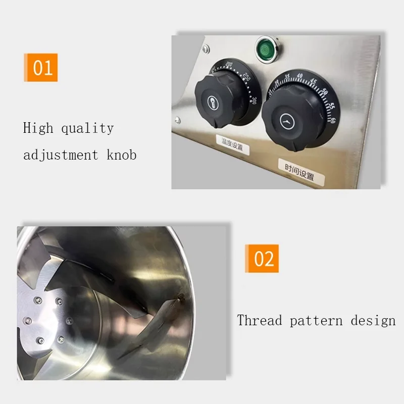 Электрическая машина для обжарки кофейных зерен орехов кунжута арахиса семян