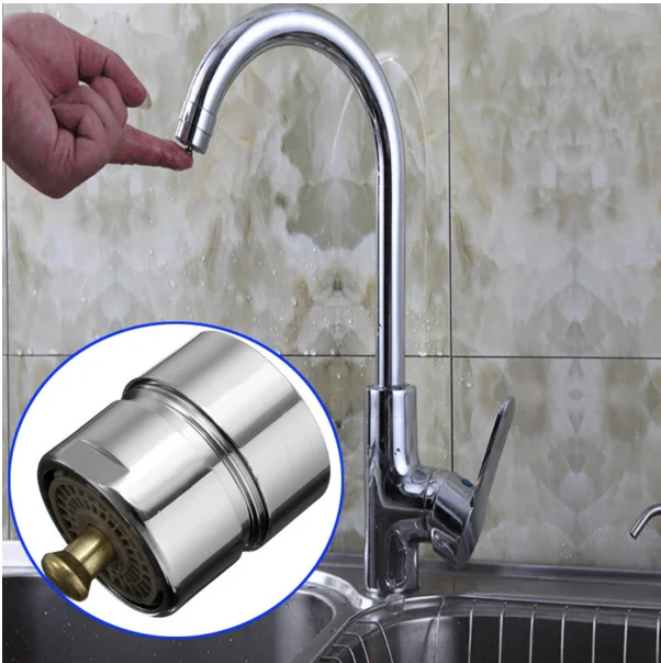 

One-touch Control Faucet Aerator Basin Kitchen Faucet Accessories Bubble Purifier Stop Water Parts Faucet Filter Nozzle