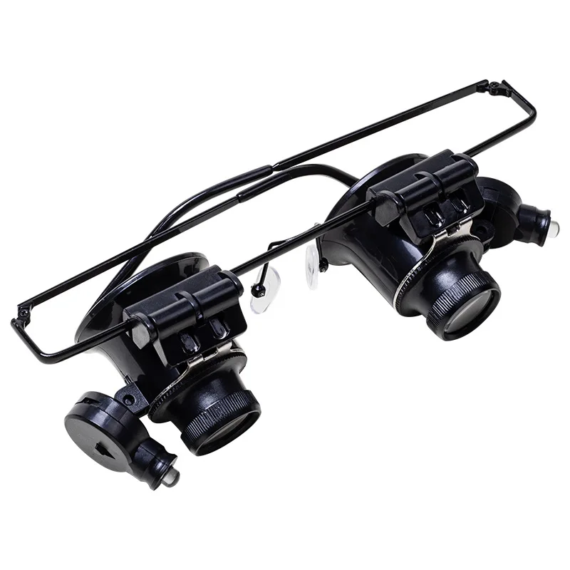 20X Magnifier Aluminum Alloy Watchmaker Magnifying Glass Jewelry Watch Repair Glass Lens Loupe Accessory