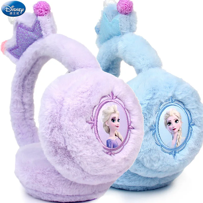 

Disney Frozen Soft Plush Warm Earmuffs For Girls Boys Elsa Spider Man Warmer Winter Earflap Outdoor Cold Protection Ear Cover