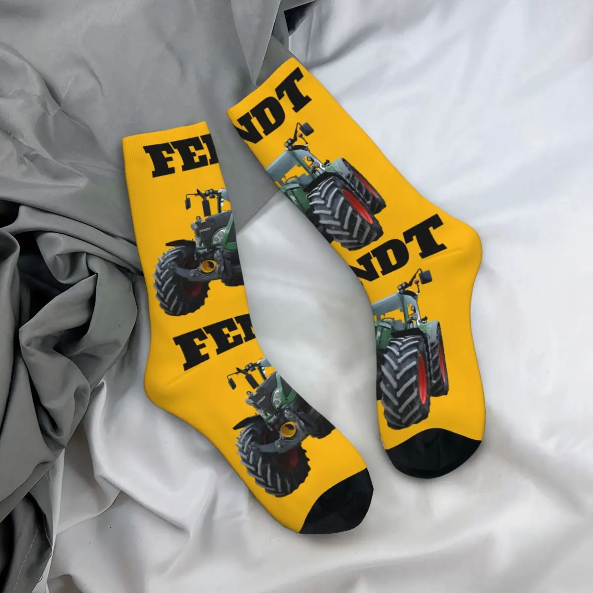 Сумасшедшие компрессионные немецкие Тракторные носки Fendt для мужчин Harajuku
