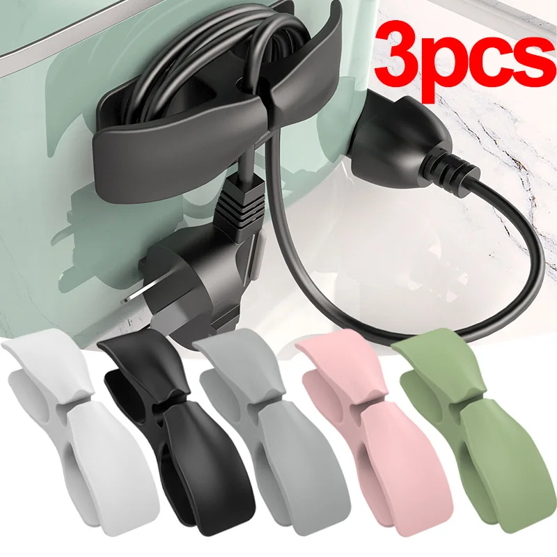 

Cord Organizer for Kitchen Appliances Cord Wrapper Holder Cable Winder Stick on Mixer Coffee Maker Air Fryer Cable Management