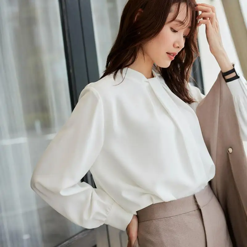 Лучшие товары Рубашки Возобновляемые передние плиссированные элегантные