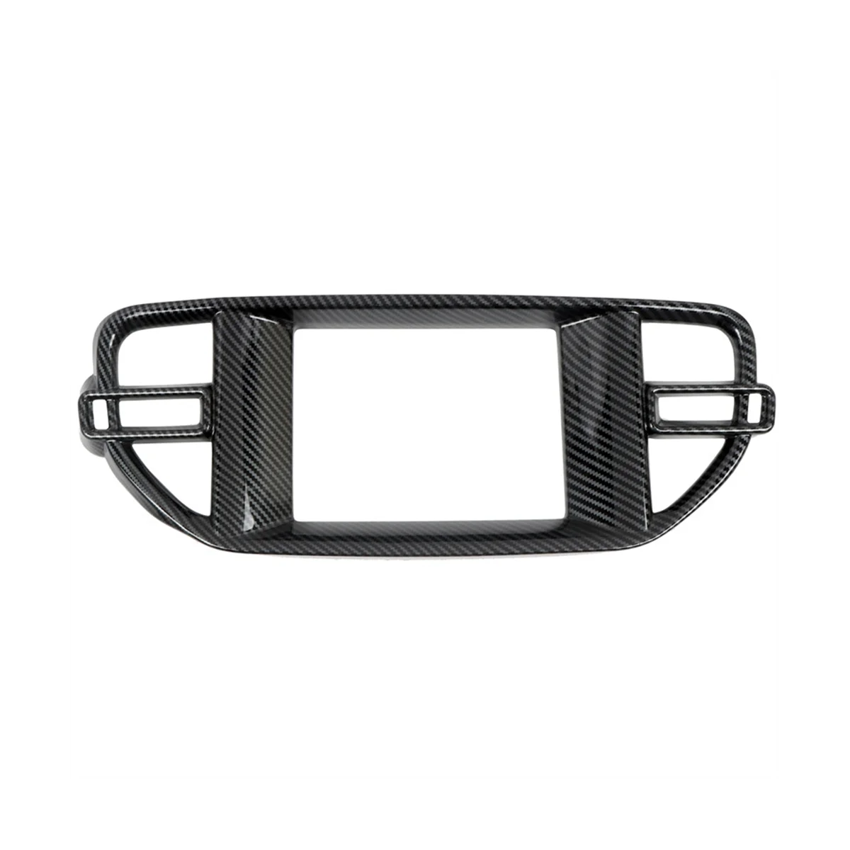 

Car Carbon Fiber Center Console Dashboard Navigation A/C Outlet Cover Trim Panel for Dodge Durango 2021 2022