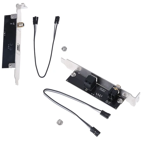 SPDIF оптический и RCA выходной кабель-кронштейн для материнской платы Asus Msi Gigabyte