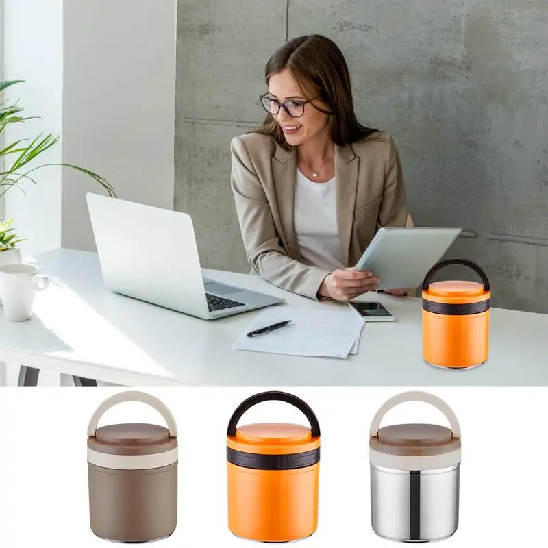 

Thermos Food Jar Insulated Lunch Container Bento Box Hot Food Food Flask Stainless Steel Lunch Box Thermos Containers Thermisch