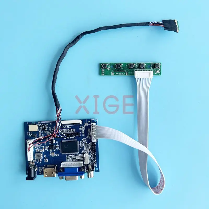 Плата контроллера для LTN156AT23 LTN156AT24, комплект для сборки «сделай сам», 1366*768 VGA 2AV ЖК-матрица, совместимая-HDMI 15,6 