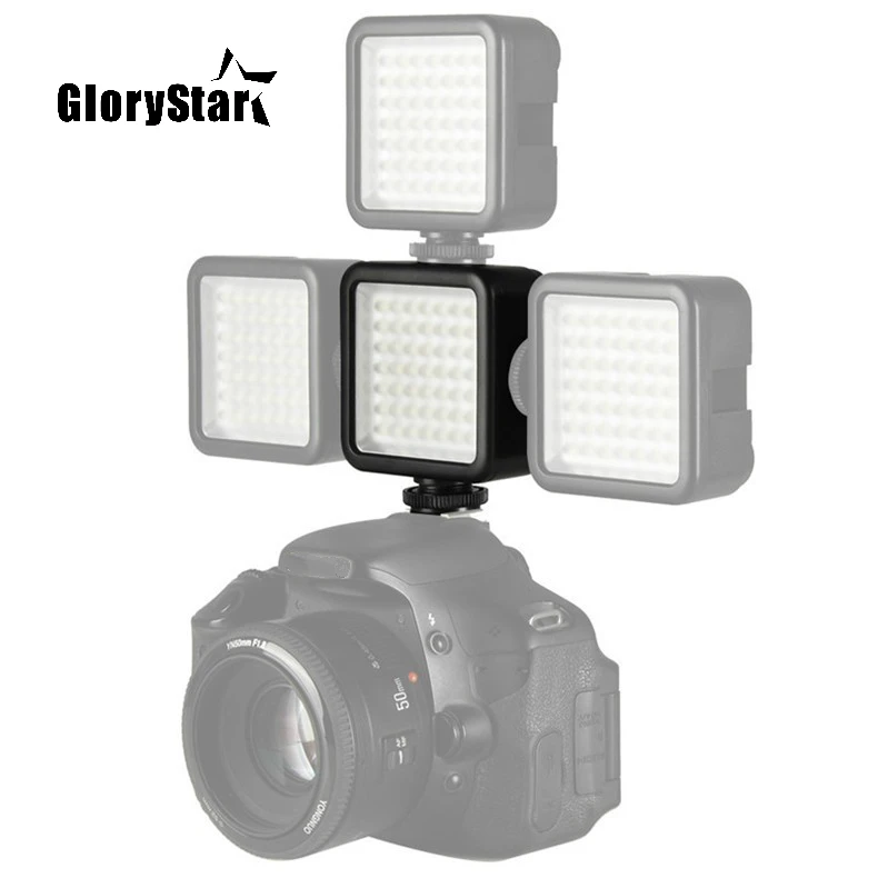Фото Лампа для фото-и видеосъемки GW49 Mini Pro Led-49, светильник для цифровой зеркальной камеры, видеокамеры, видеорегистратора, Dv, черный светильник дл... №1