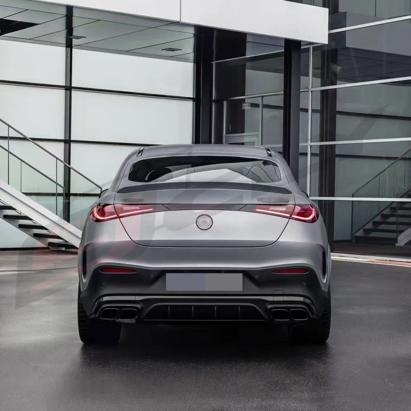 Комплект кузова GLC63 для Benz GLC COUPE C254 обновленный бампер с решеткой задний