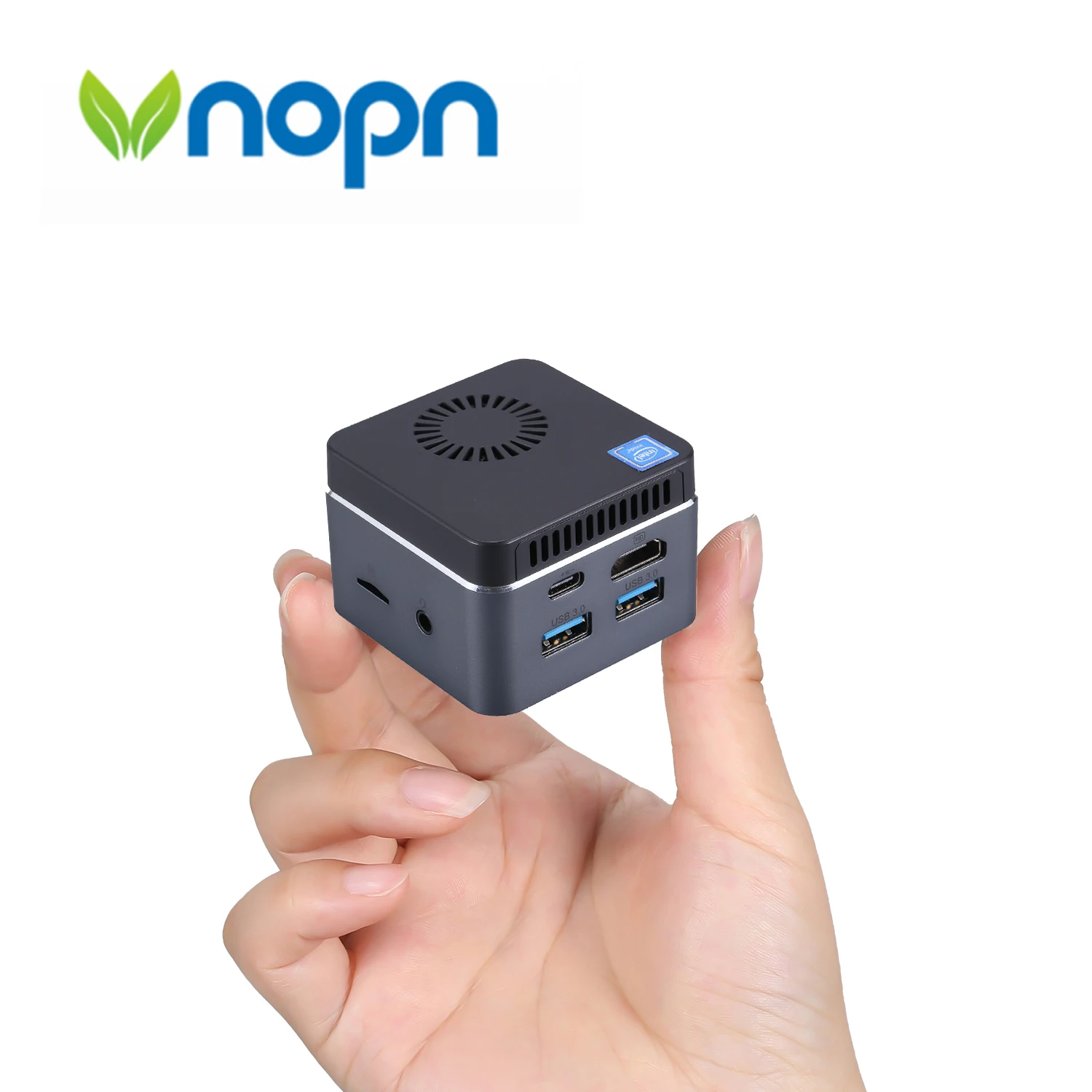 

Vnopn Mini PC Windows 10 Intel Celeron J4125 Quad Core Mini Desktop Computer 8G DDR4 128G M.2 SSD/Dual-Band Wi-Fi/Gigabit LAN