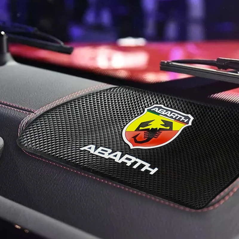 

1Pcs Fashion Car Dashboard Sticky Anti-Slip PVC Mat Auto Non-Slip Sticky Gel Pad For Abbas Abarth Punto 124/125/500 Stilo Ducato