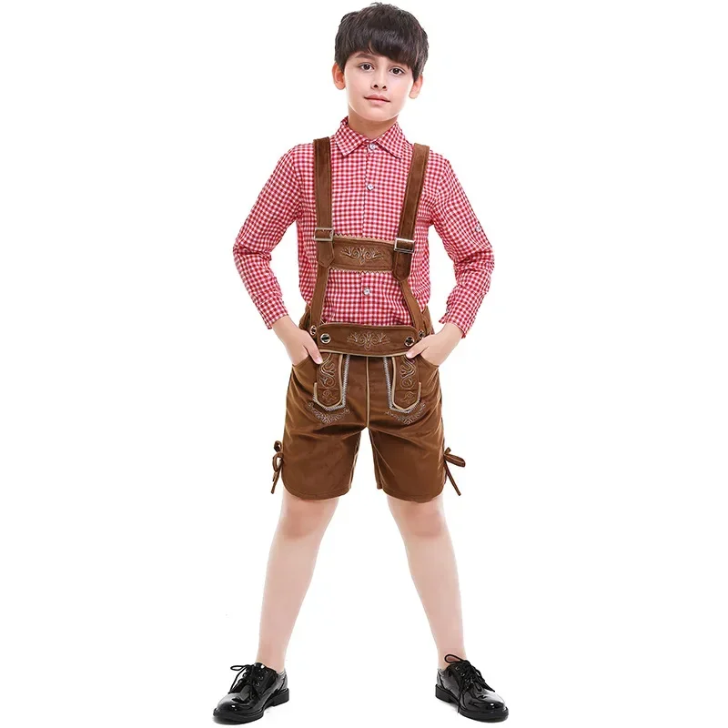 Костюм Октоберфеста Lederhosen баварский немецкий фестиваль пивной косплей для