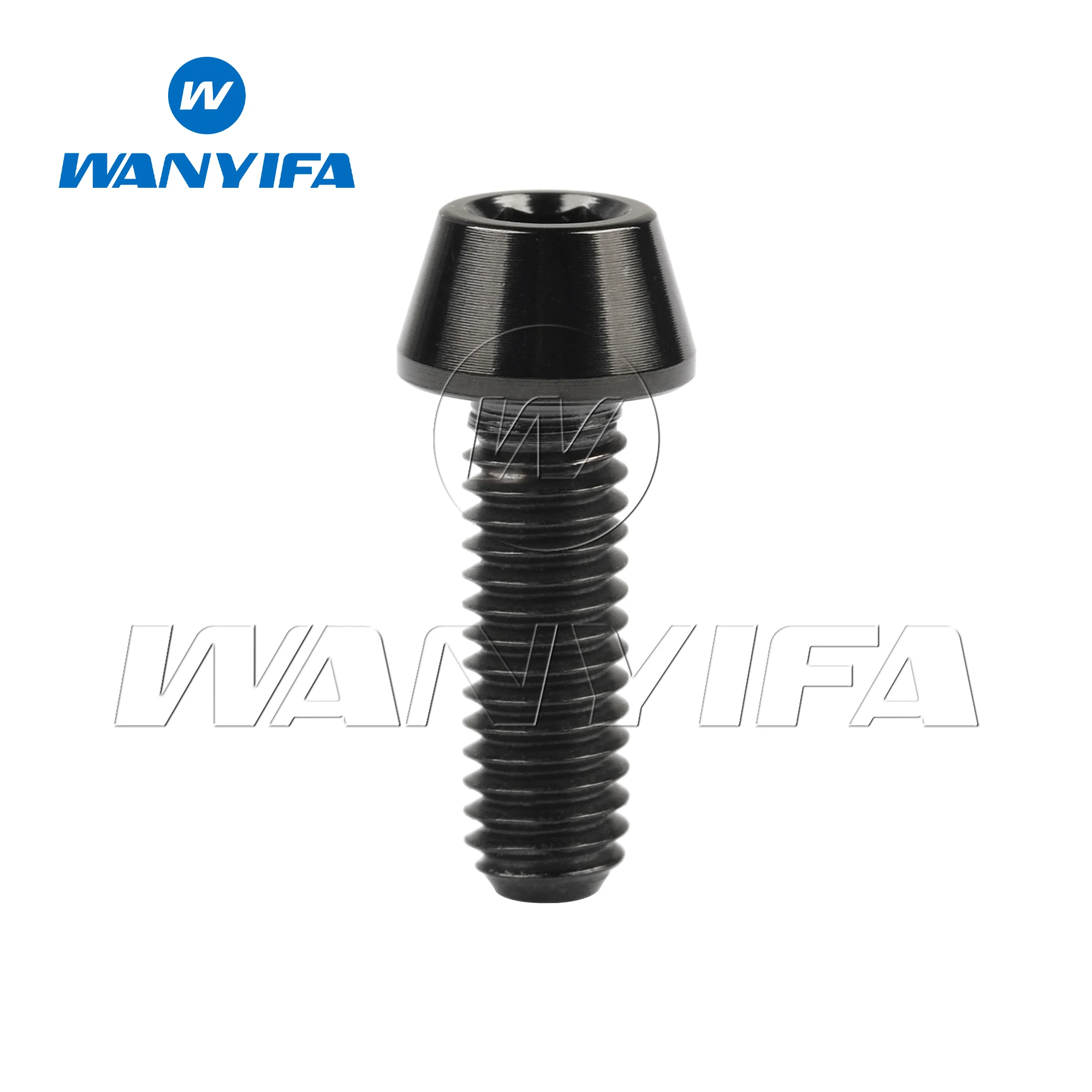 Титановые болты Ti Wanyifa M4x8/10/12/15/20 мм, винты с шестигранной головкой и конической головкой, 5/12 шт.