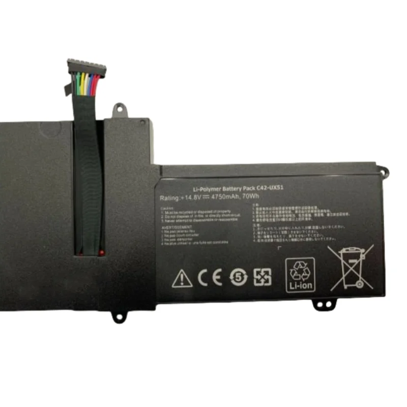 Фото Новый аккумулятор C42-UX51 для ноутбуков ASUS ZenBook U500 U500V U500VZ UX51 UX51V UX51VZ U500VZ-CN032H UX51VZ-DB114H 14.8V 70Wh 4750mAh №5