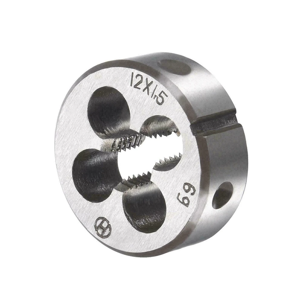 

M12*1.5mm HSS Tap And Die Set Metric Machine Thread Tap With Round Die For Metalworking Repair Tools Hand Manual Tools