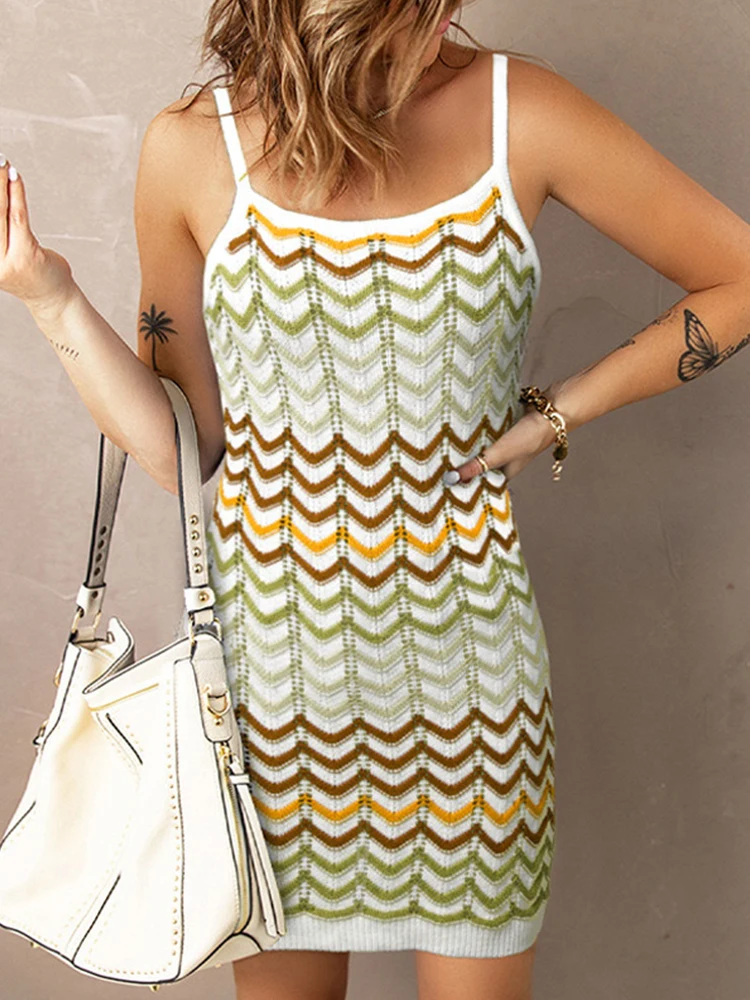 

Женское летнее сексуальное платье с запахом на бедрах, вечернее Клубное платье 2022, женское летнее платье, модный тонкий пуловер на бретельк...