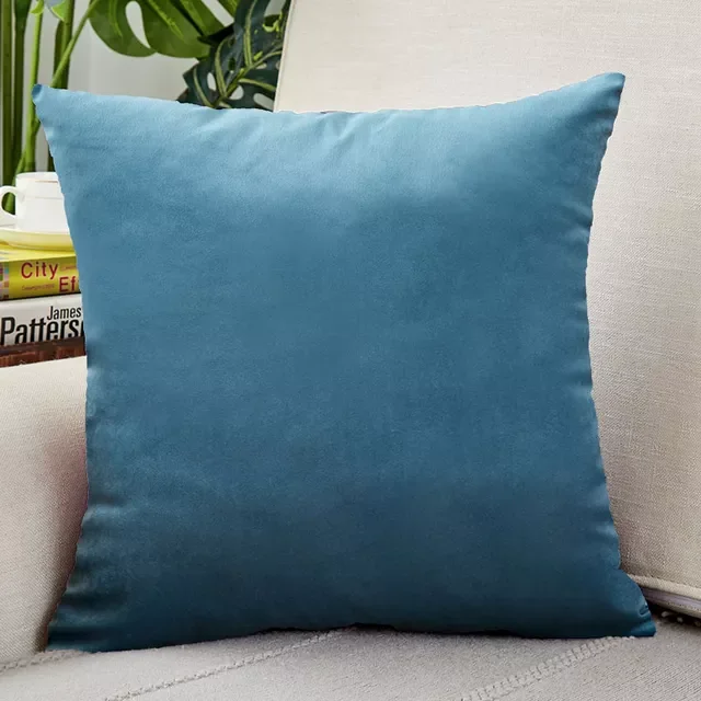 

Cover Velvet Decoration Pillows For Sofa Living Room Car Housse De Coussin 45*45 Decorative Pillows Nordic Home Decor