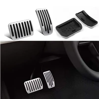 non slip car rest pedal pads for tesla model 3 three model y 2021 2022 foot pedal pads covers interior styling accessories