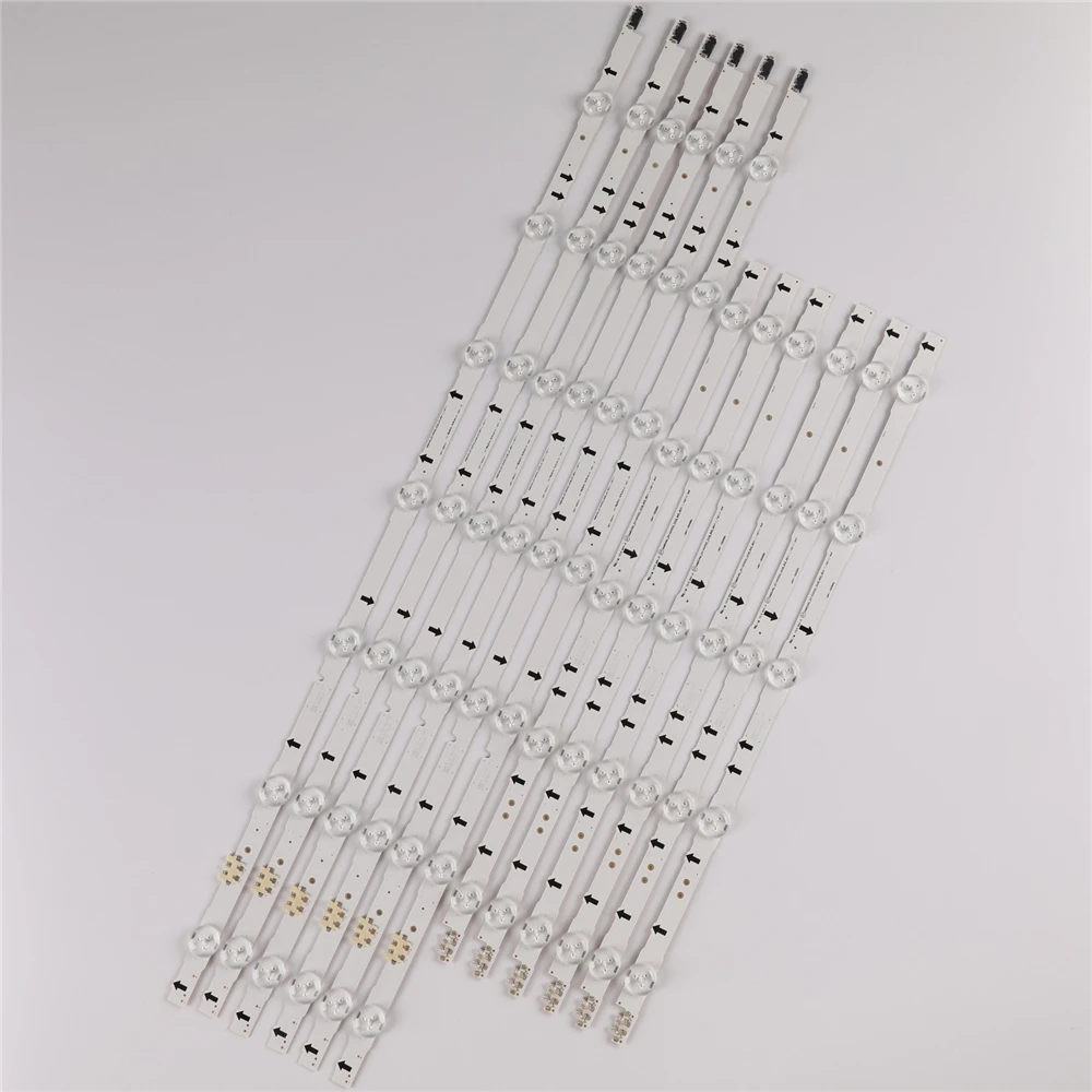 

12pcs/set 55"LED strip for samsung TV UA55J5088 UE55H5500 UE55H6200 UE55H6350 UE55H6400 UE55H6500 UE55H6670 UE55J5670 UE55J6202