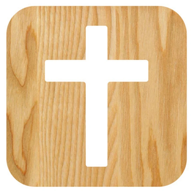 

Настольные лампы, настольные 3d-лампы для украшения дома в виде креста