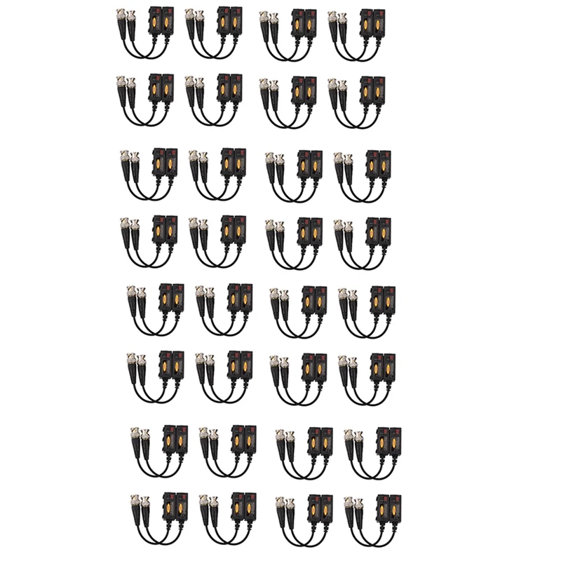 

1080P AHD/HD-CVI/TVI/CVBS пассивный HD видео балун передатчик 32 пары (UTP до 350M-600M)