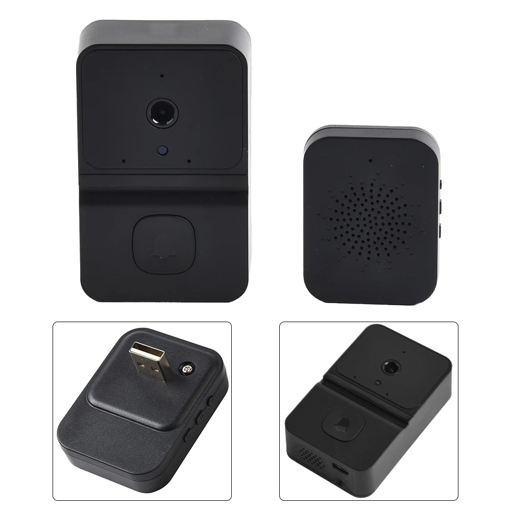 Brand New Doorbell Door Ring DC5V/1A Intercom Phone Replacement Security Smart Video White/black WiFi Wireless