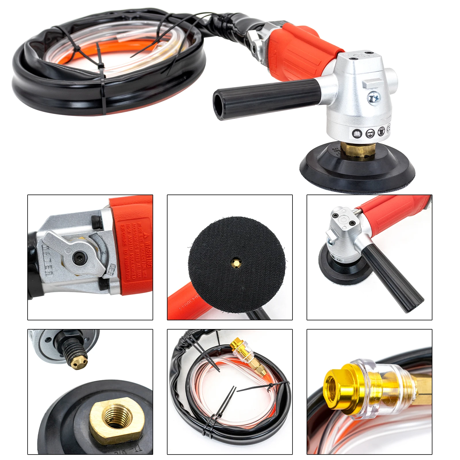 

Pneumatic Polishing Tool Power Tools Of Air Polisher For Polishing Pads -Hand Hold Angle Grinder