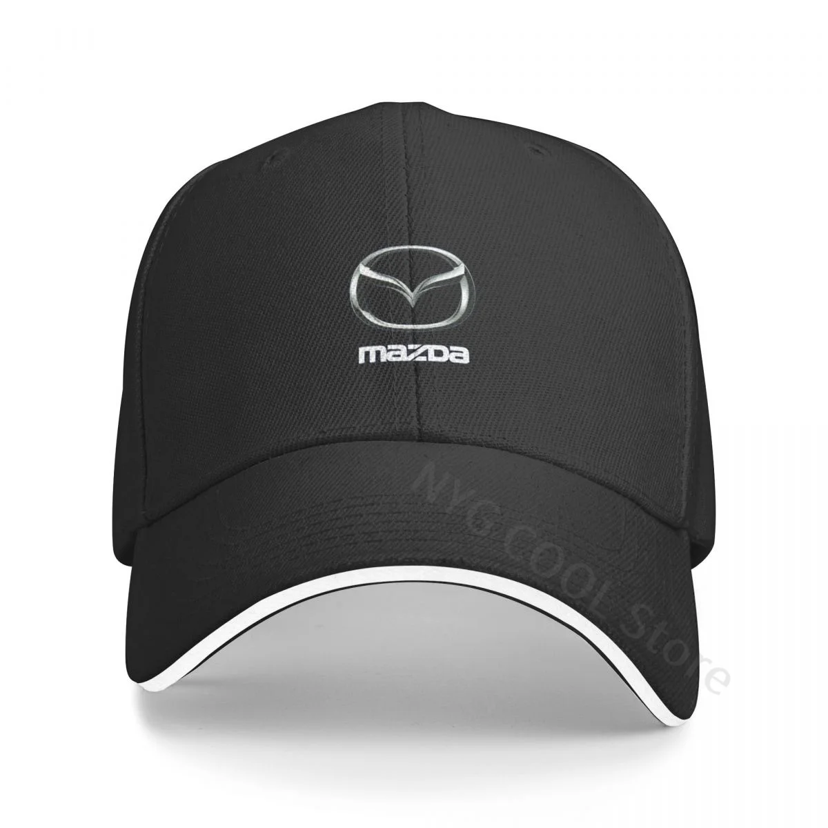 

Mazda Logo Baseball Cap Summer Unisex 2023 Casual Sandwich Baseball Cap Personalized Casual Hat